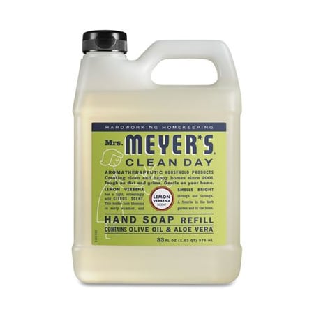 Sc Johnson Mrs.Meyers, CLEAN DAY LIQUID HAND SOAP, LEMON, 33 OZ, 6PK 651327